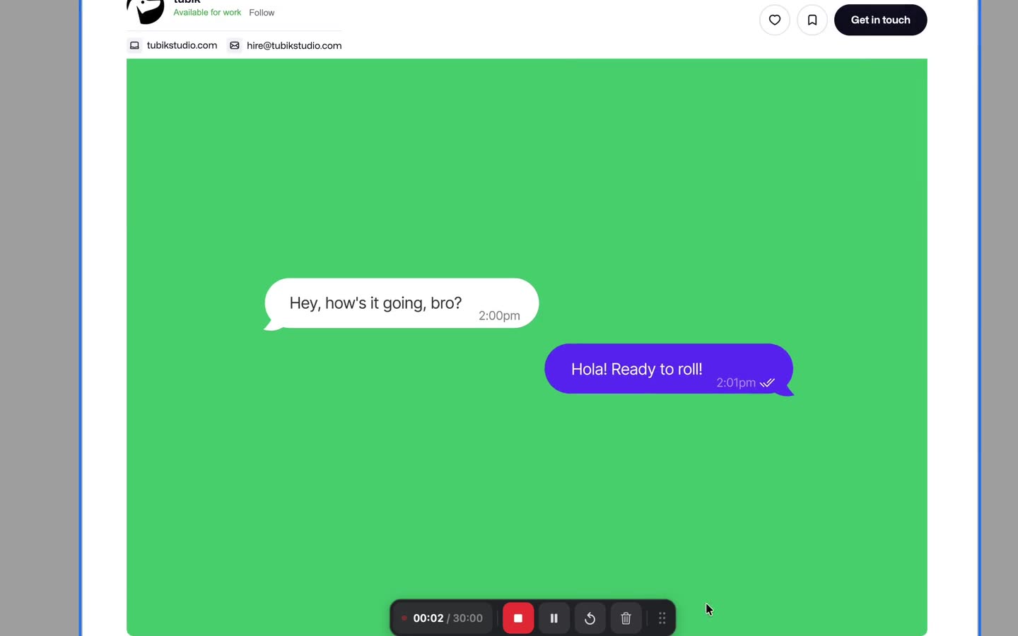 Screen Record in JustShot